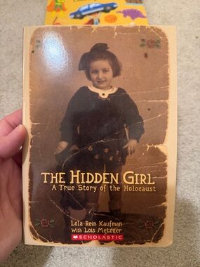 Scholastic Brown and Cream Cover Kids Book - The Hidden Girl